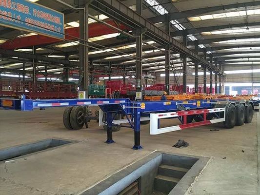 40 футовый полуконтейнерный трейлер скелетного типа