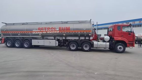 40CBM нефтегазовый полутанкер прицеп 3 оси 7 отсек
